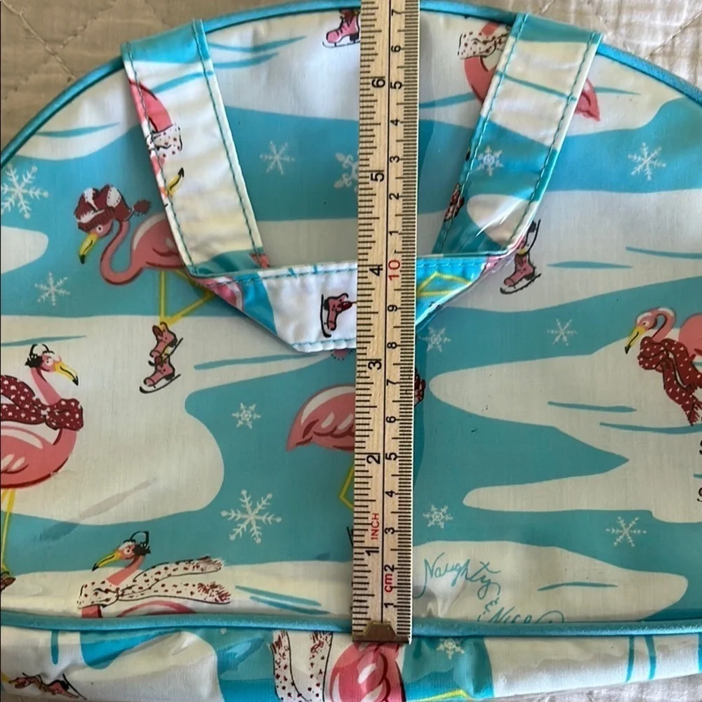 Flamingo Print Toiletry Cosmetics Accessory Bag